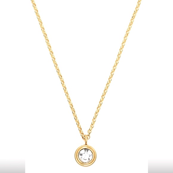 kate spade Jewelry - Kate Spade Set In Stone Mini Pendant NWT